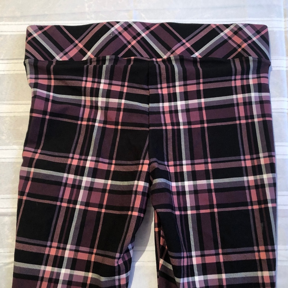 Torrid Pixie Ponte Pants Pink Plaid - image 5